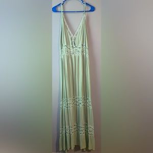 Mint Lace Maxi Dress